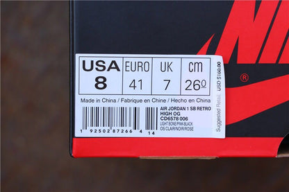 Nike SB x Air Jordan 1 Retro High OG Light Bone Sneakers