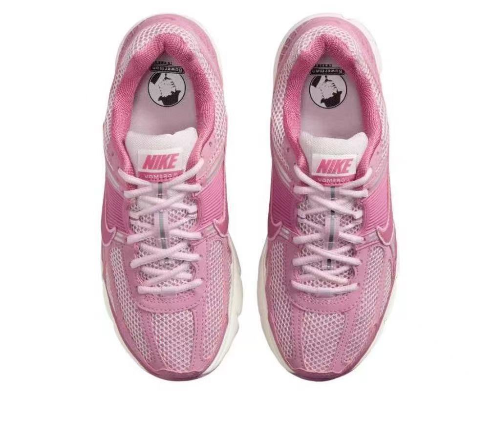 Nike Zoom Vomero 5 Pink and White Sneakers