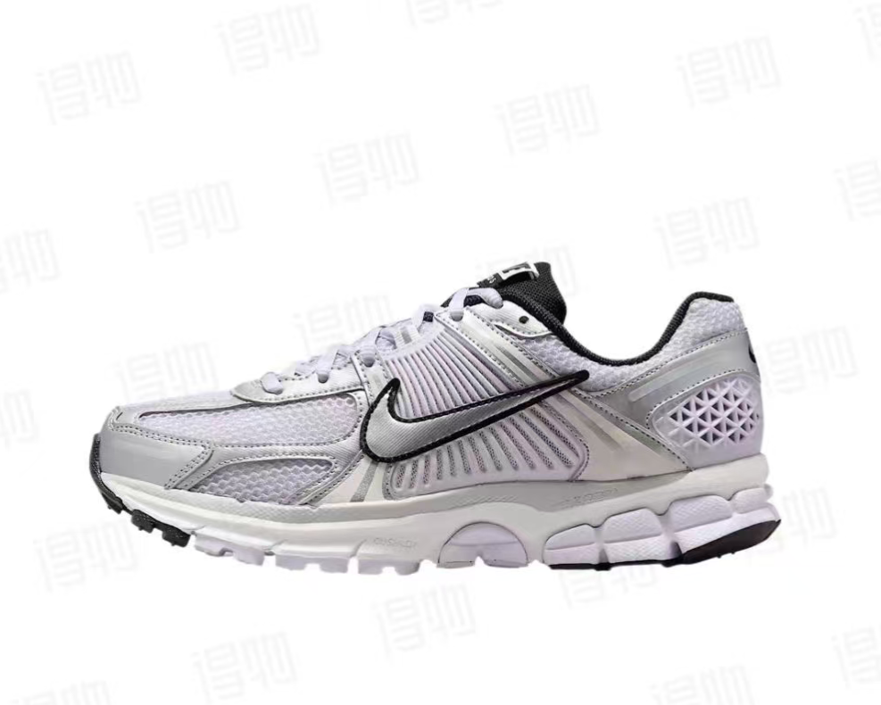 Nike Air Zoom Vomero 5 Running Shoes, White and Black