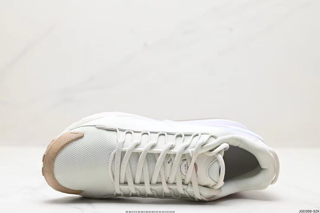 Nike Air Max 270 React ENG Sneakers in Khaki and White