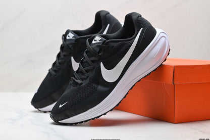 Nike Revolution 8 Black and White Running Sneakers