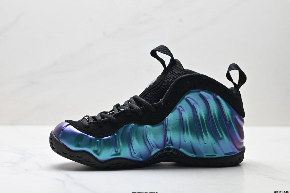 Nike Air Foamposite One Penny Hardaway Sneakers Black Blue Purple