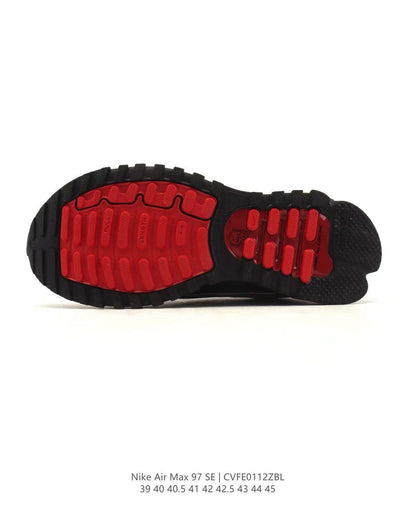 Nike Air Max 97 SE Black Red Sneakers CVFE0112ZBL