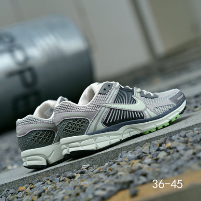 Nike Air Zoom Vomero 5 Sneakers in Gray and Volt Green