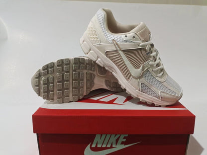 Nike Air Zoom Vomero 5 Sneakers in White and Taupe