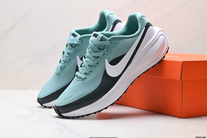 Nike Revolution 8 Running Shoes in Aqua, Black and White