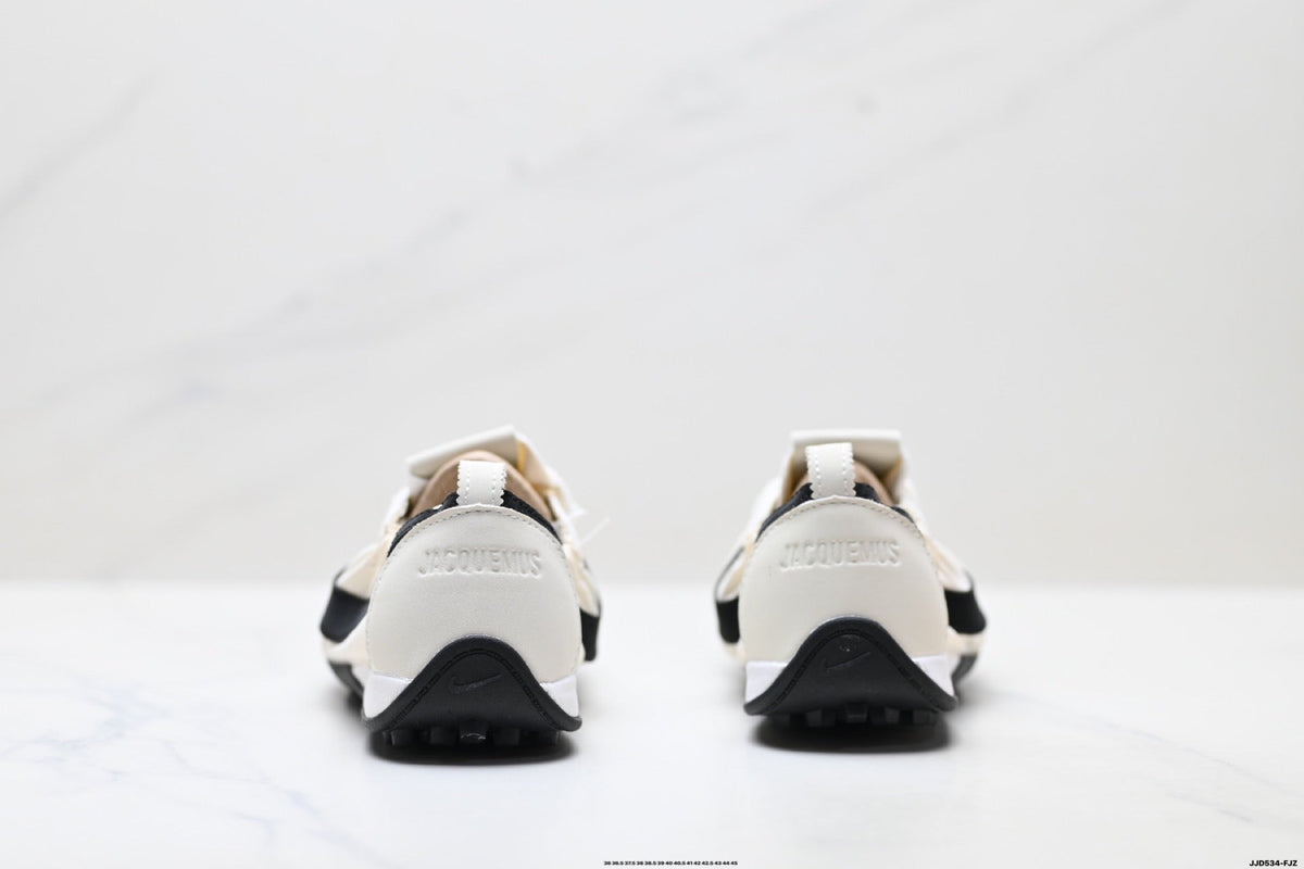 Jacquemus x Nike Jacumoon Low-Top Sneakers, White and Black
