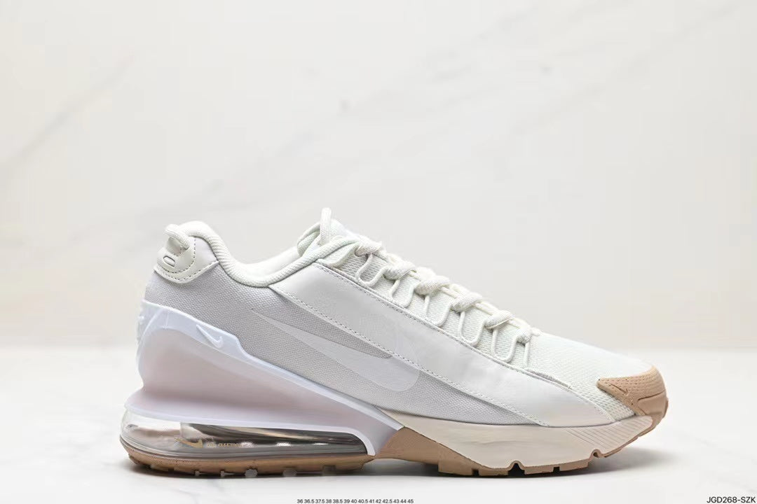 Nike Air Max 270 React ENG Sneakers in Khaki and White