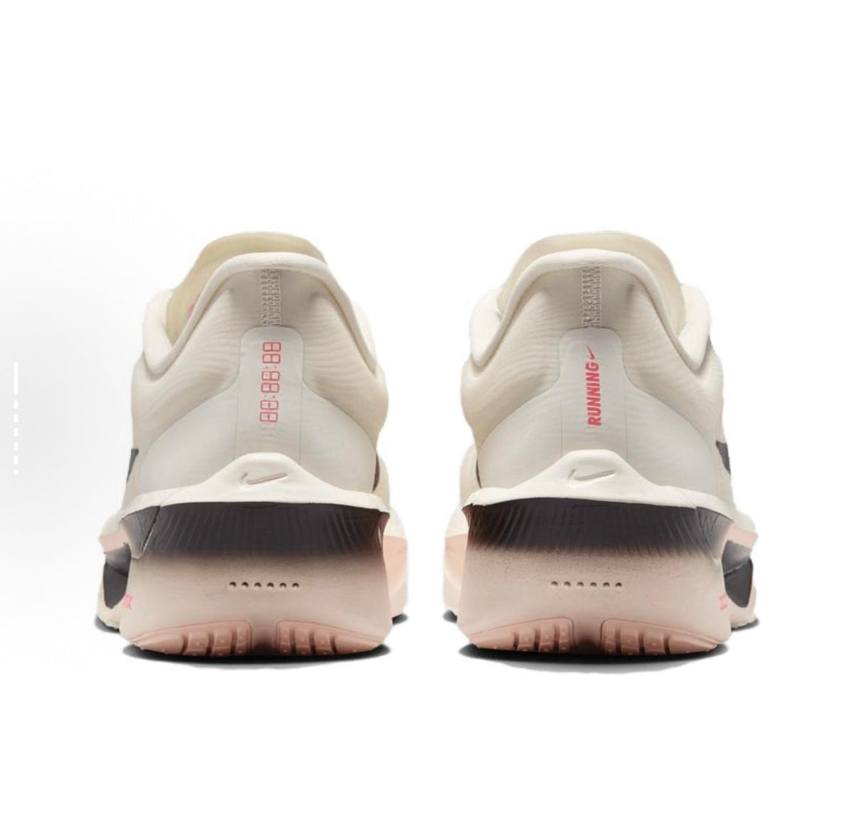 Nike ZoomX Running Shoes in Light Beige and Black