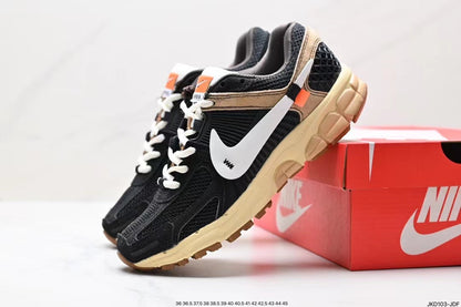 Nike Air Zoom Vomero 5 Running Shoes - Black and Beige