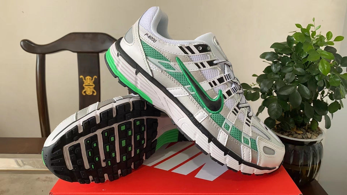 Nike P-6000 Sneakers White Grey Green CD6404-104