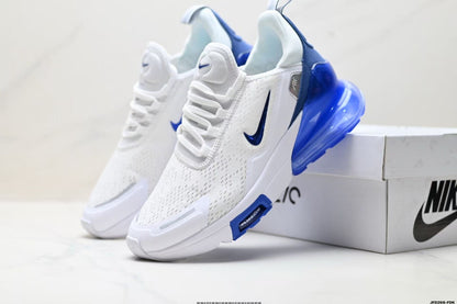 Nike Air Max 270 React White and Blue Sneakers JFD268-FDK