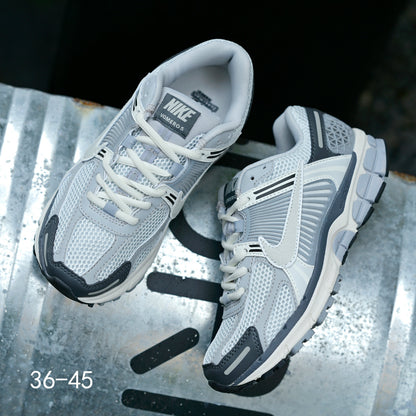 Nike Air Zoom Vomero 5 Sneakers in Light Gray and Navy
