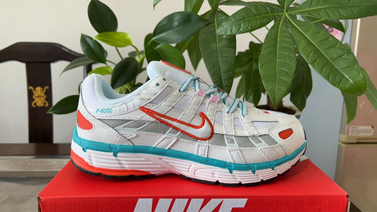 Nike P-6000 Sneakers White Teal Orange BV1021-105