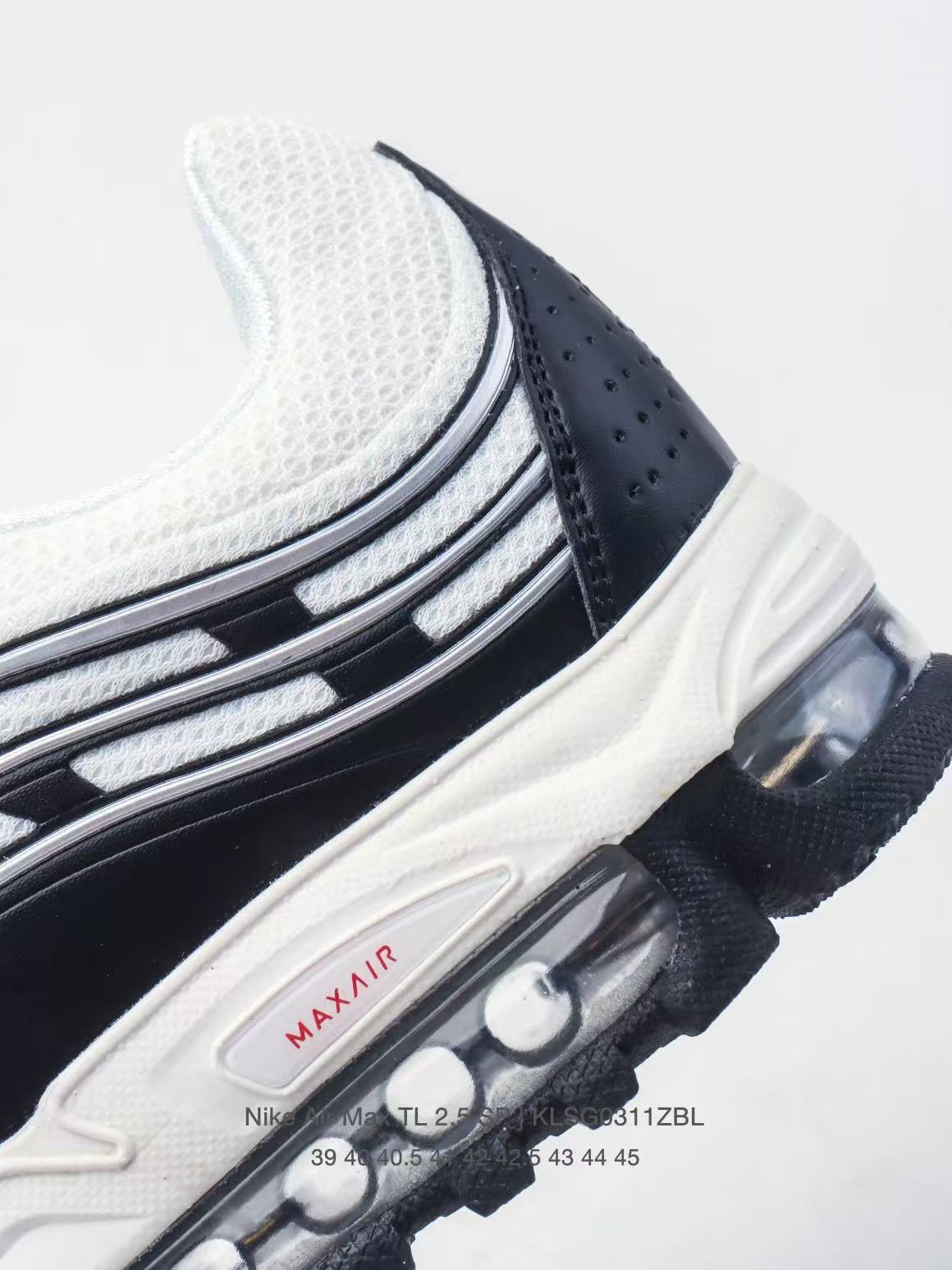 Nike Air Max TL 2.5 White and Navy Sneakers