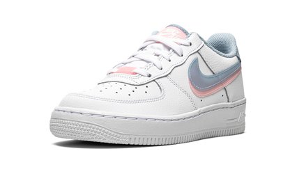 Air Force 1 LV8 GS "Double Swoosh - White / Blue / Pink" CW1574 100